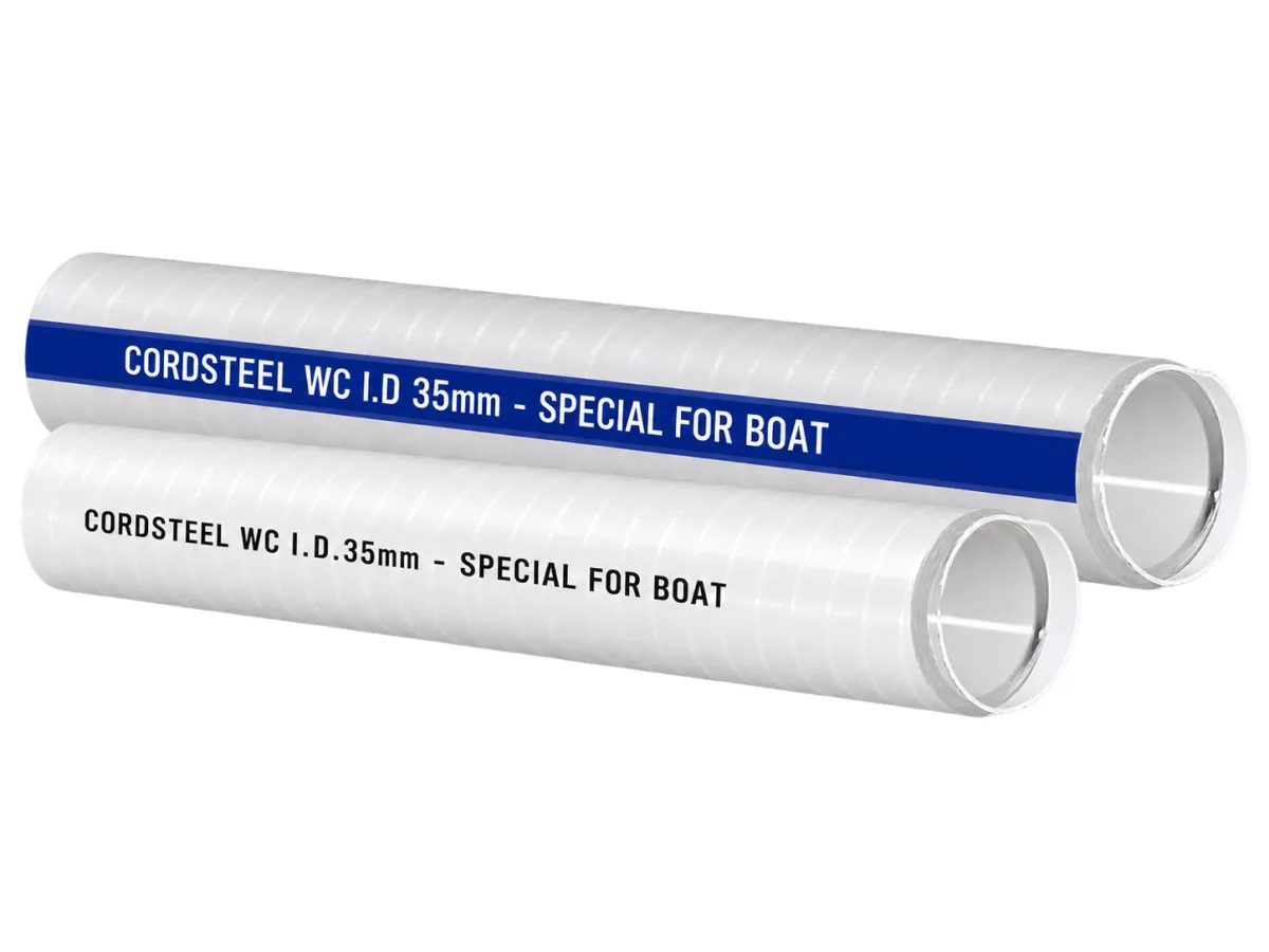 CORDSTEEL WC TUYAU WC BLANC PVC DN25 PN5 BLANC