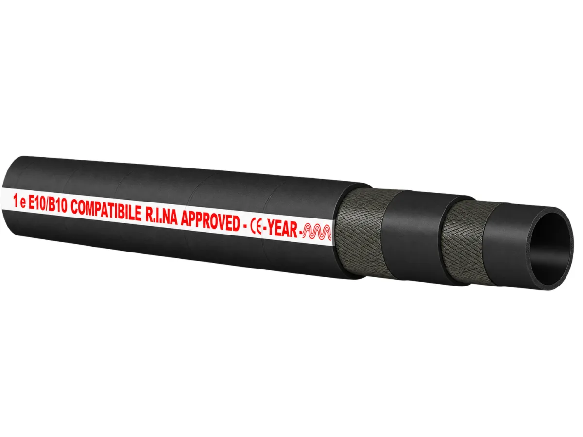 CARBOMARINE / IT FUEL HOSE NBR DN40 PN2,5 BLACK LLOYD'S RINA