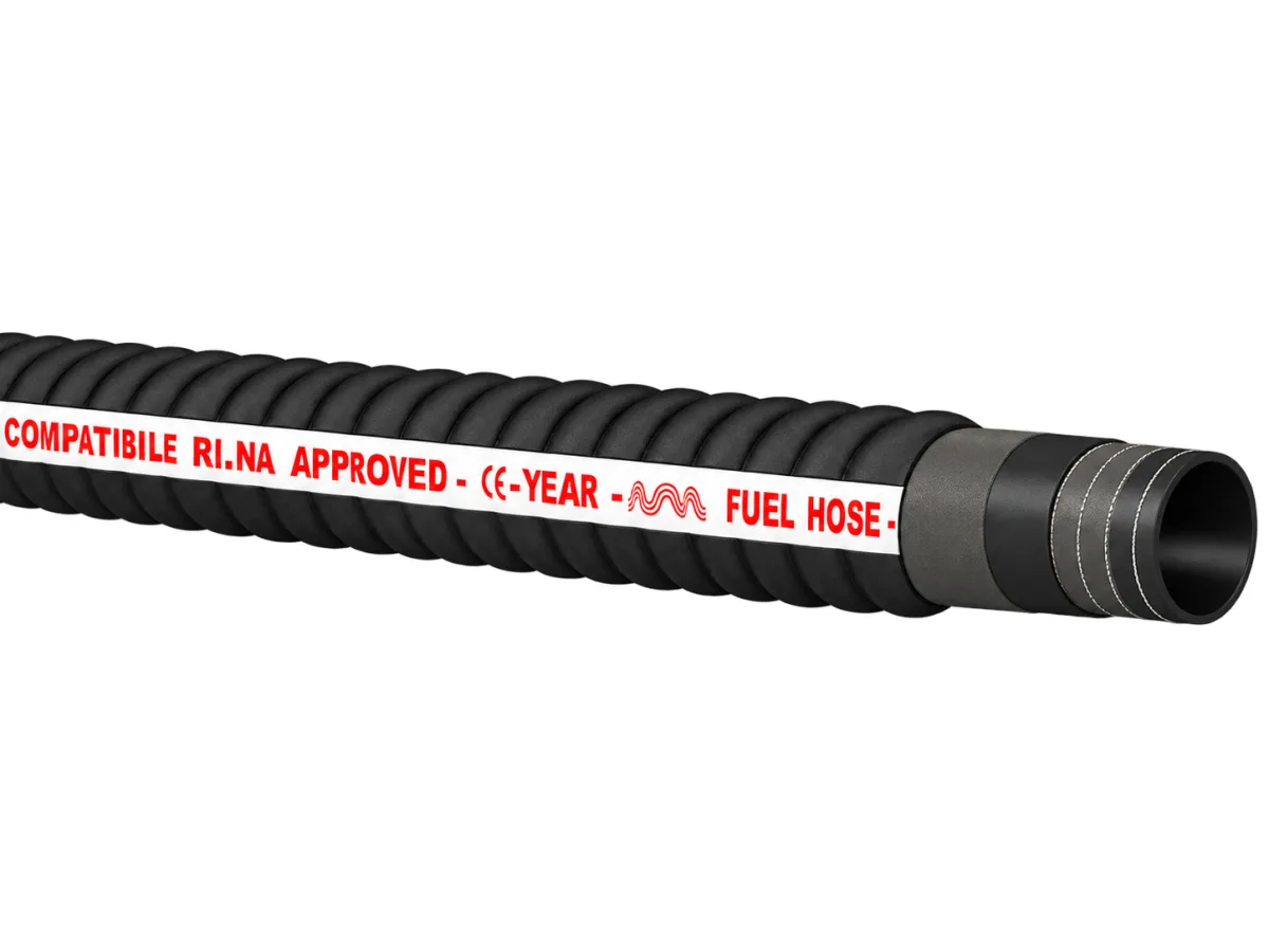 CARBOMARINE / SP-C FUEL HOSE NBR DN25 PN5 BLACK LLOYD'S RINA