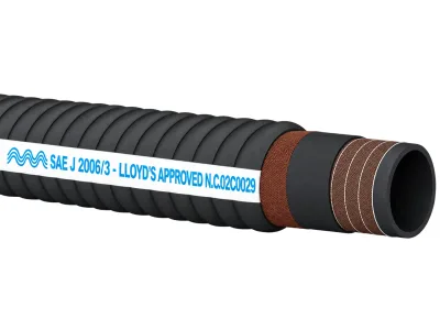 MARINGAS/SP HOSE EXHAUST RUBBER DN51 PN3 BLACK LLOYD'S RINA