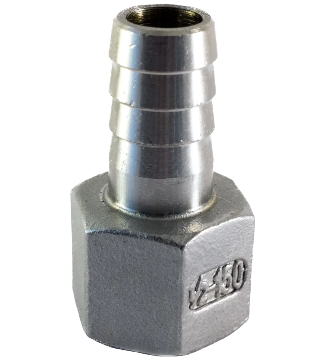 HOSE TAIL F STAINLESS STEEL 1/4" 8