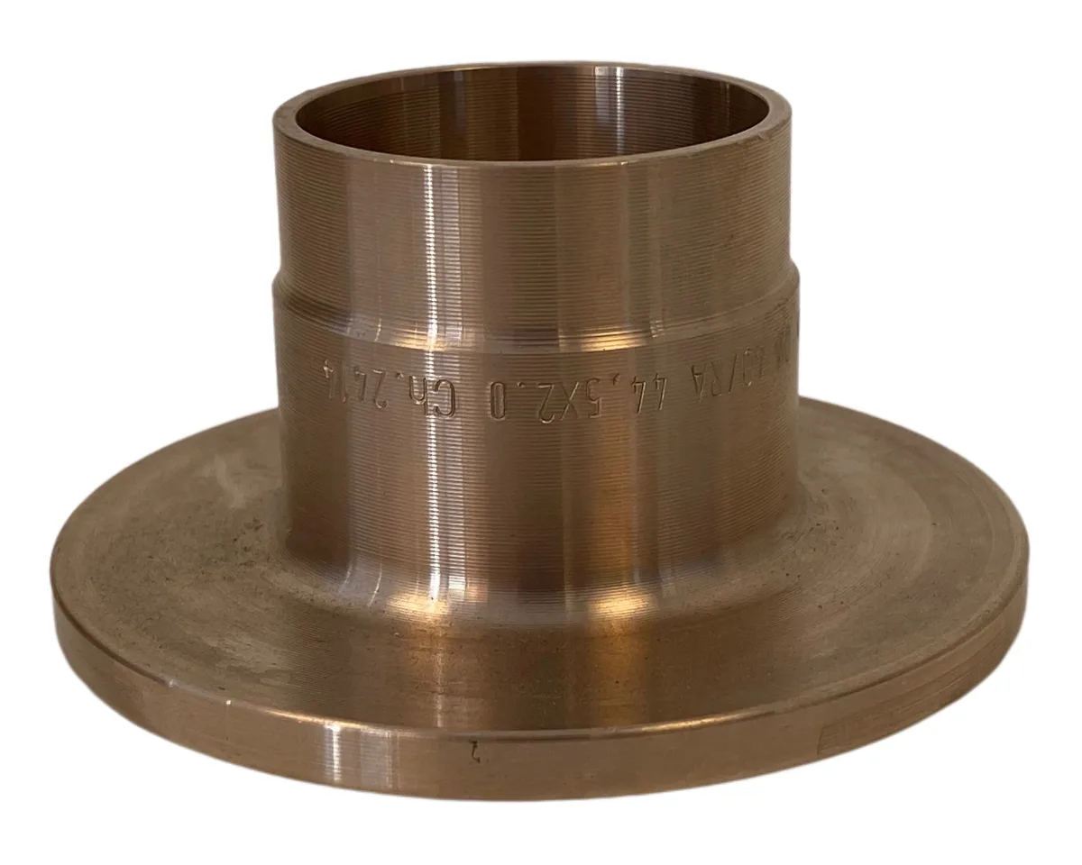 COLLET CUPRONICKEL 90/10 À SOUDER DN100 - 4" X2,5 PN10