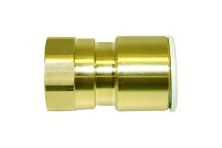 UNION FEMALE 1/2" BSP CYL. X 15MM BRASS DZR