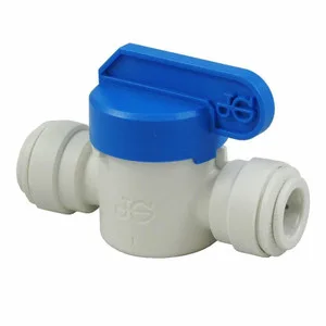 VANNE D'ARRÊT DROITE 3/8" POLYPROPYLÈNE