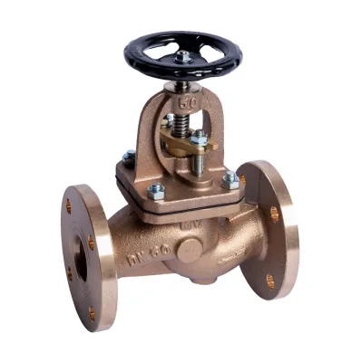 Robinet à soupape à brides bronze DN32 disque fixe PN16