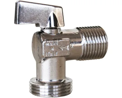 BALL VALVE CHROME-PLATED BRASS M1/2" M3/4"