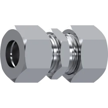 UNION DOUBLE DROITE INOX Ø20 S