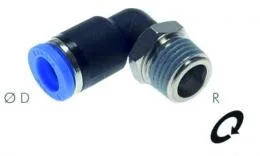 ELBOW SWIVEL M BSP CYLINDRICAL / M MÉTRIQUE WITH O.RING