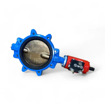 VANNES PAPILLON TYPE LUG AVEC ACTIONNEUR HYDRAULIQUE DOUBLE EFFET