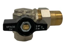 VANNE À ÉQUERRE DROITE M/F LAITON DN32 - 1"1/4 PN40