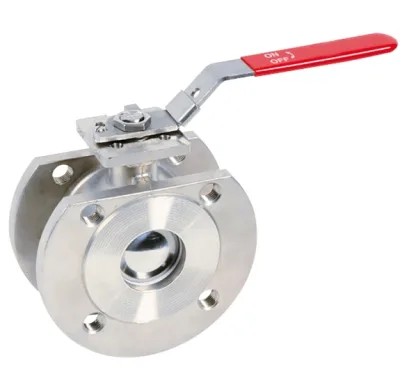 VANNE À SPHÈRE À BRIDES ÉTROIT INOX DN40 - 11/2 PN40 — photo 2