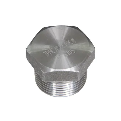 PLUG MALE HEAD HEX A/SA105