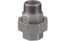 FITTING 3 PIECES M/F DN40 - 1"1/2 CAST IRON BLACK