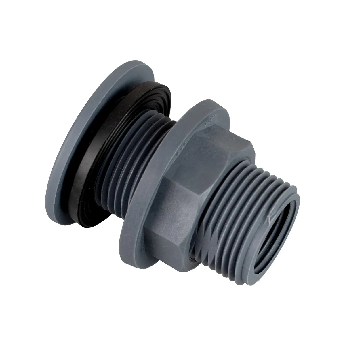 RACCORD POUR RÉSERVOIR M - F AVEC JOINT PLAN EN EPDM 1" X 3/4"