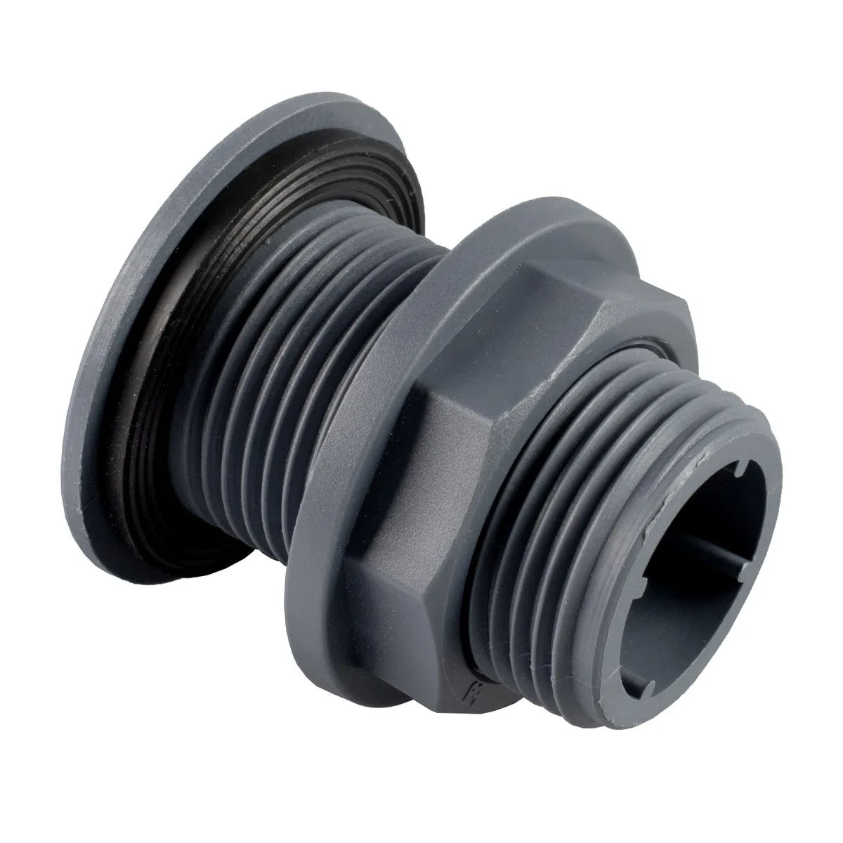 RACCORD POUR RÉSERVOIR M AVEC JOINT PLAN EN EPDM ÉPAIS 1"