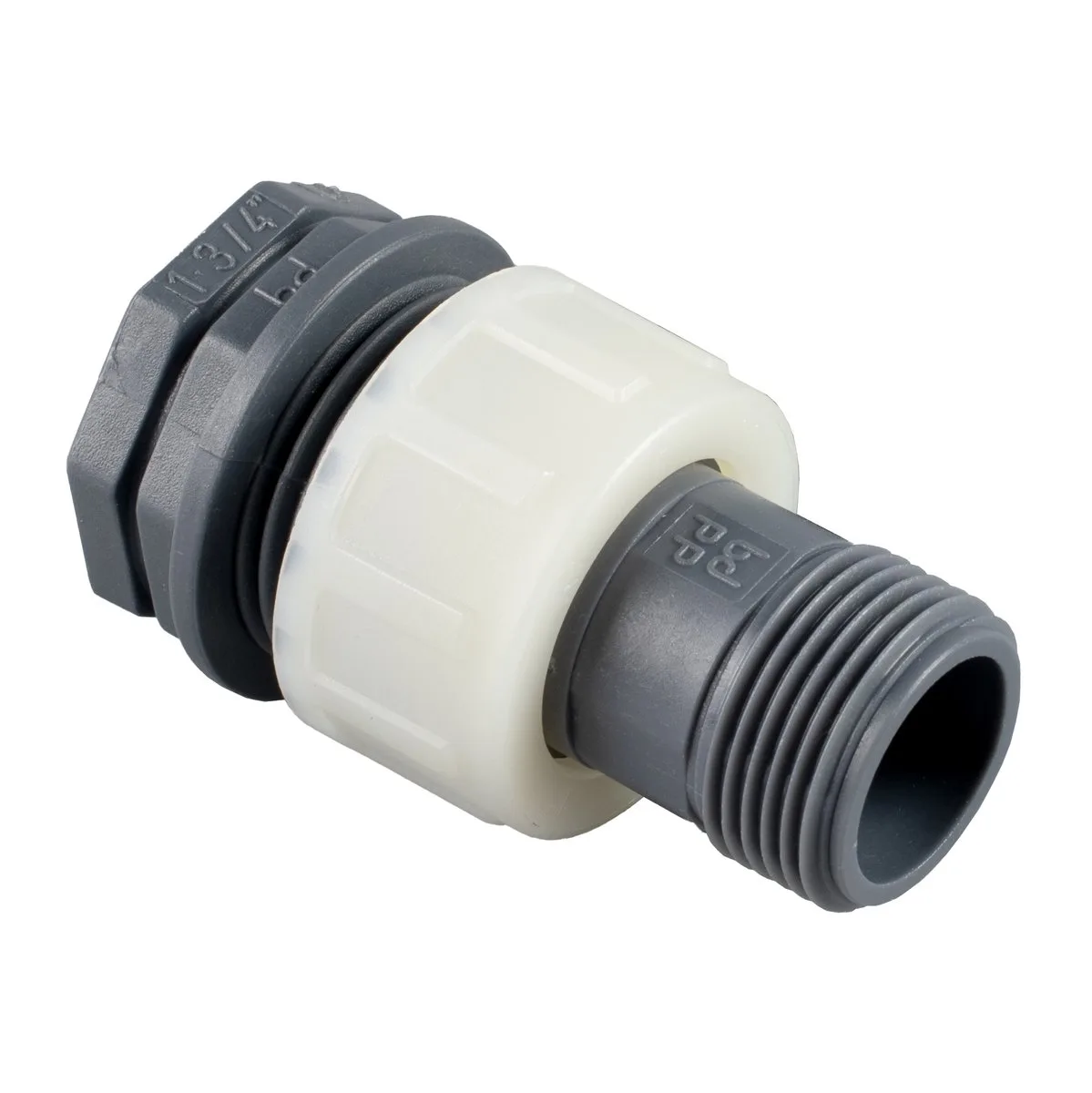 STRAIGHT CONNECTOR THREE-PIECE F - M 1" X 1"