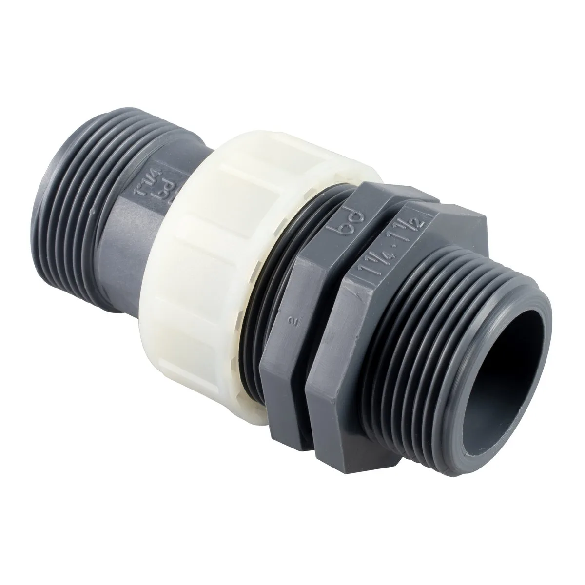 RACCORD DROIT TROIS PIÈCES M - M 3/4" X 3/4"