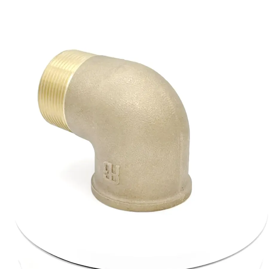 90° ELBOW M/F BRONZE DN100 - 4" PN10 — 360° view