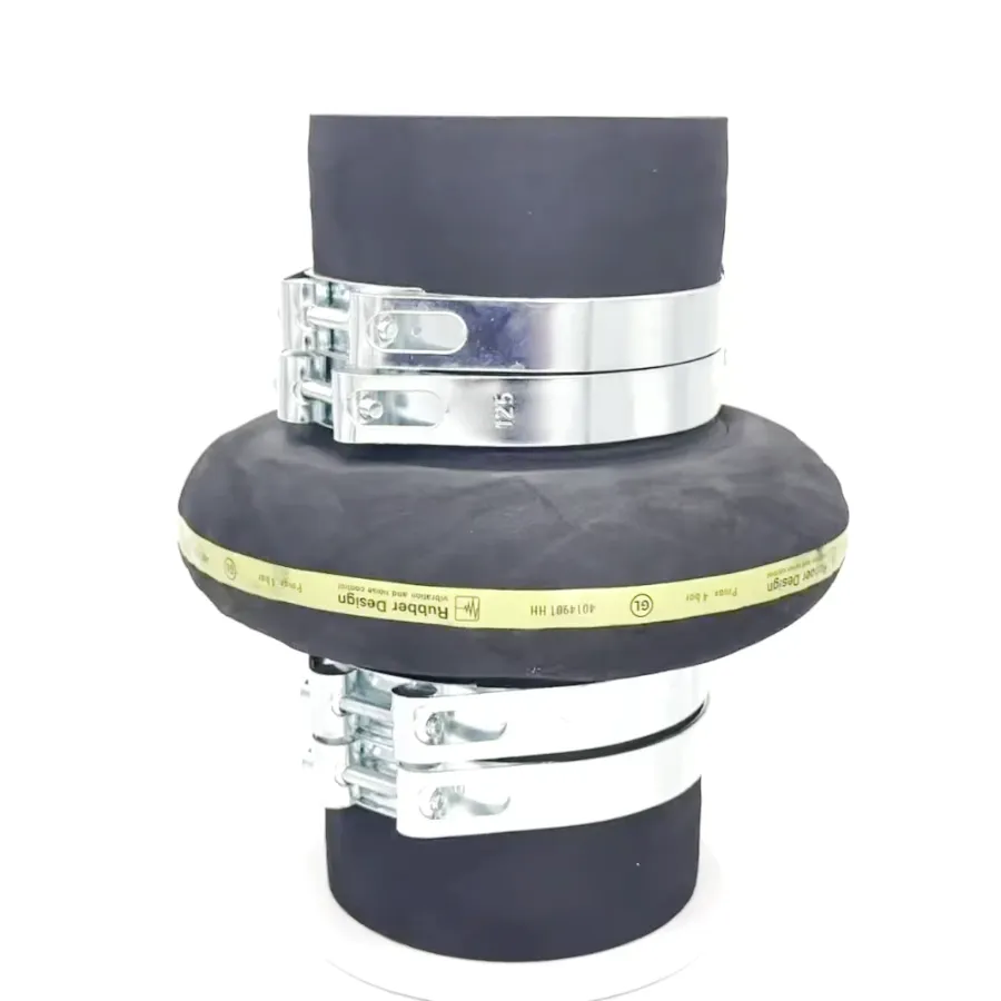 COMPENSATEUR EN CAOUTCHOUC TYPE 3K ANNEAU JAUNE - DIAMÈTRE INTÉRIEUR 108,0 MM, LONGUEUR 250 MM — vue 360°